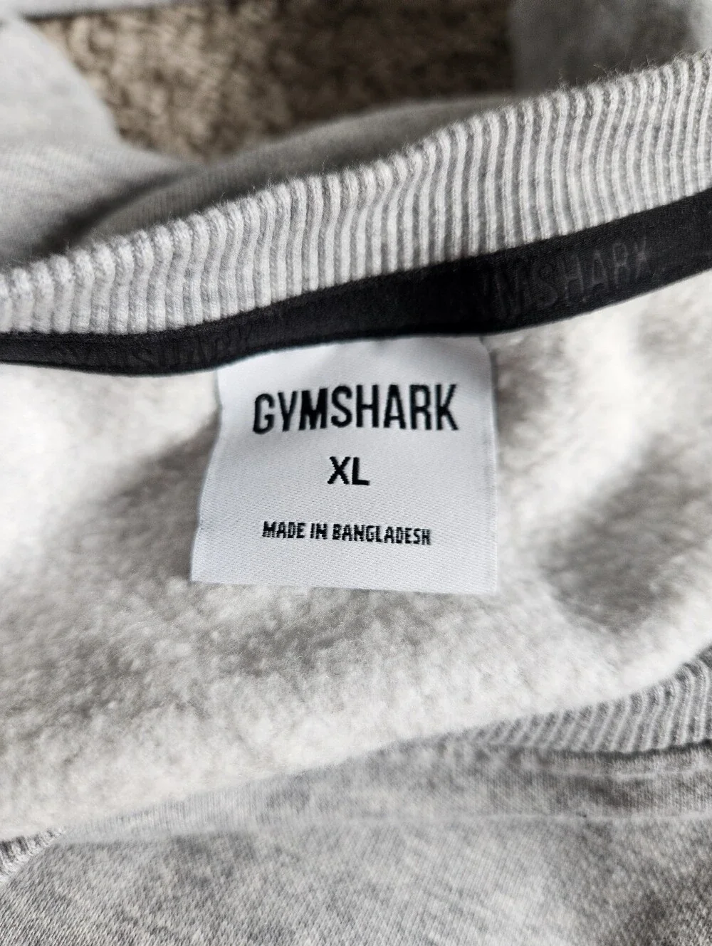 Gymshark Crest Oversized Crew Sweatshirt Grey Size XL